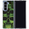Liquid Blue Green Skulls Galaxy Z Fold5 5G Clear Case