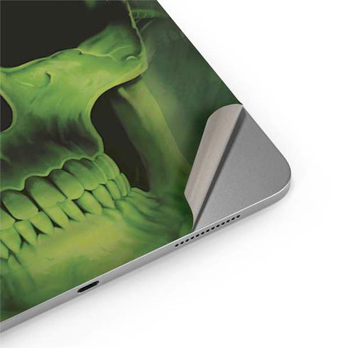 Liquid Blue Green Skulls Apple iPad Air Skin
