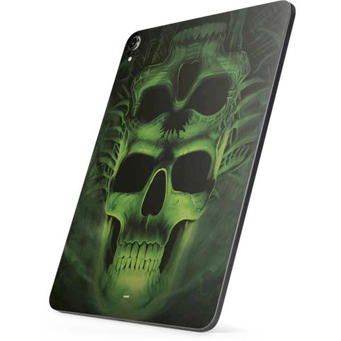 Liquid Blue Green Skulls Apple iPad Pro Skin