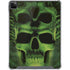 Liquid Blue Green Skulls iPad Cases