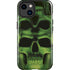 Liquid Blue Green Skulls iPhone 15 Impact Case