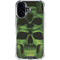 Liquid Blue Green Skulls iPhone 16 Clear Case