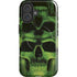 Liquid Blue Green Skulls iPhone 16 Magsafe Impact Case