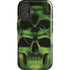 Liquid Blue Green Skulls iPhone 16 Plus Magsafe Impact Case