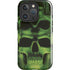 Liquid Blue Green Skulls iPhone 16 Pro Impact Case