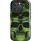 Liquid Blue Green Skulls iPhone 16 Pro Magsafe Impact Case