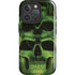 Liquid Blue Green Skulls iPhone 16 Pro Magsafe Impact Case