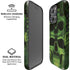 Liquid Blue Green Skulls iPhone 16 Pro Magsafe Impact Case
