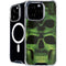 Liquid Blue Green Skulls iPhone 16 Pro Max MagSafe Case