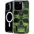 Liquid Blue Green Skulls iPhone 16 Pro Max MagSafe Case