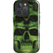 Liquid Blue Green Skulls iPhone 16 Pro Max Magsafe Impact Case