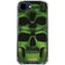 Liquid Blue Green Skulls iPhone 16e Clear Case