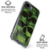 Liquid Blue Green Skulls iPhone 16e Clear Case