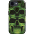 Liquid Blue Green Skulls iPhone 16e Impact Case