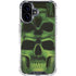 Liquid Blue Green Skulls iPhone 17 Clear Case