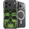 Liquid Blue Green Skulls iPhone 18 Pro MagSafe Case
