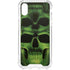 Liquid Blue Green Skulls iPhone XS Clear Case