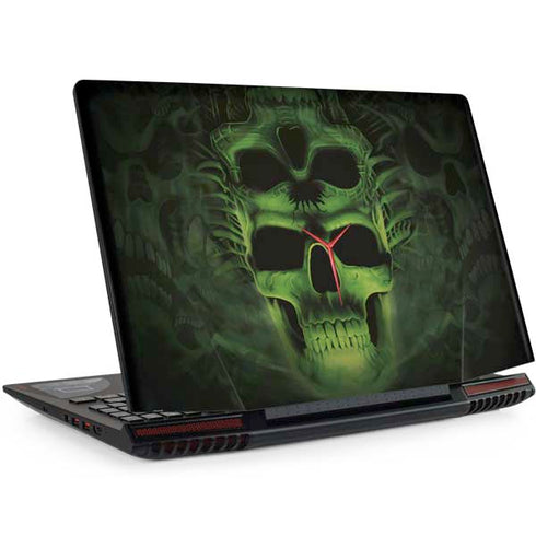 Liquid Blue Green Skulls Legion Y720 Skin