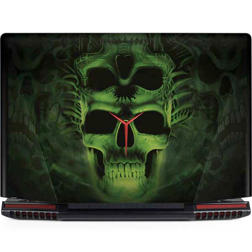 Liquid Blue Green Skulls Legion Y720 Skin