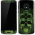 Liquid Blue Green Skulls Moto G6 Skin