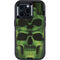 Liquid Blue Green Skulls Otterbox Defender iPhone Skin