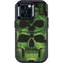 Liquid Blue Green Skulls Otterbox Defender iPhone Skin