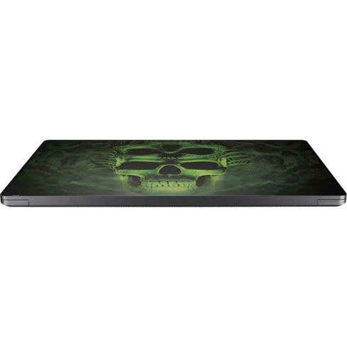 Liquid Blue Green Skulls Surface Laptop 7 13.8in Skin