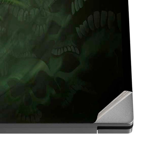 Liquid Blue Green Skulls Dell XPS Skin