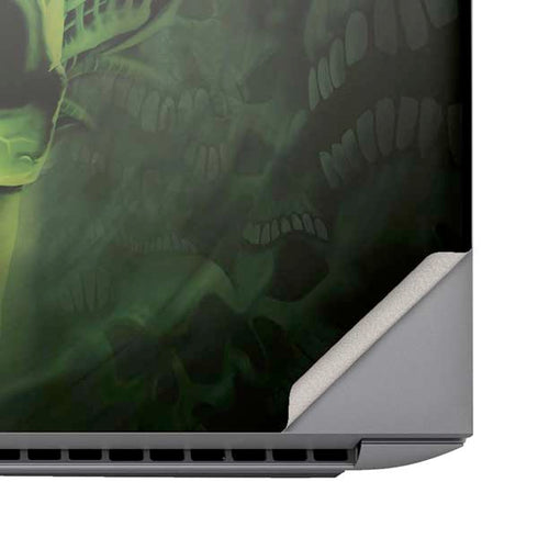 Liquid Blue Green Skulls HP ZBook Fury 16 G10 Skin