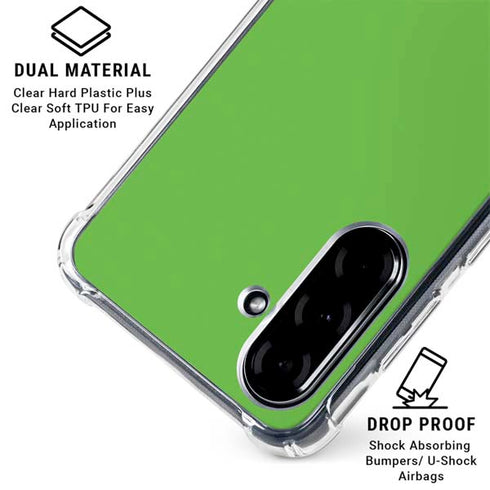 Green Galaxy A36 5G Clear Case