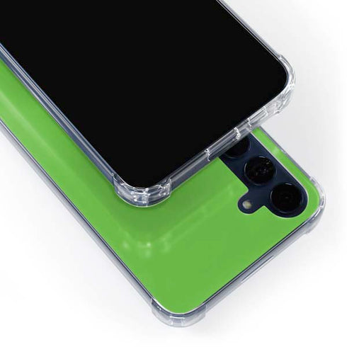 Green Galaxy A55 5G Clear Case