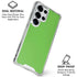 Green Galaxy S25 Ultra Clear Case