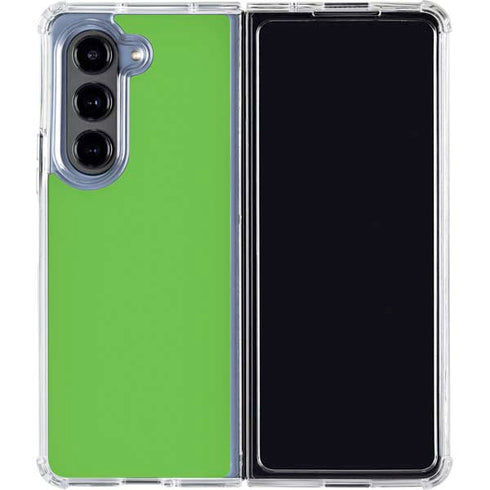 Green Galaxy Z Fold5 5G Clear Case