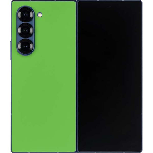 Green Galaxy Z Fold6 Skin