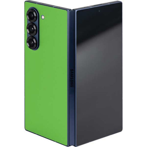 Green Galaxy Z Fold6 Skin
