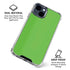 Green iPhone 15 Clear Case