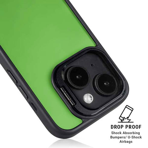 Green iPhone 15 Plus Kickstand Case