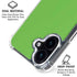 Green iPhone 16 Plus Clear Case