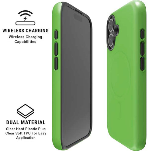 Green iPhone 16 Plus Magsafe Impact Case