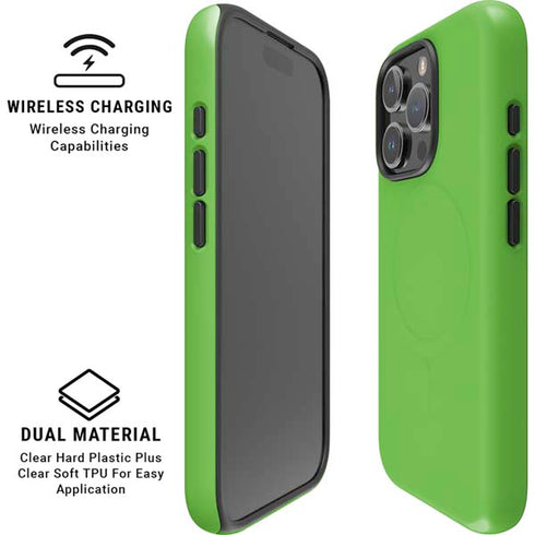 Green iPhone 16 Pro Magsafe Impact Case