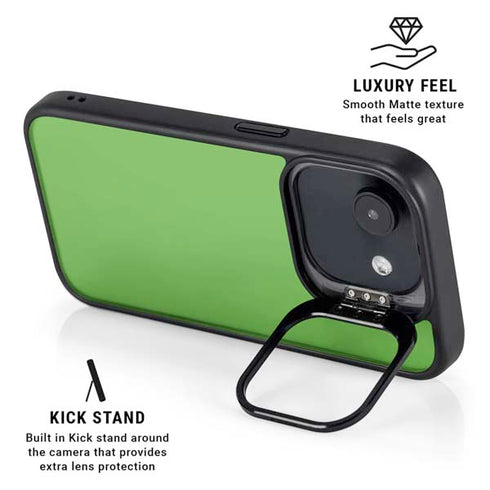 Green iPhone 16e Kickstand Case