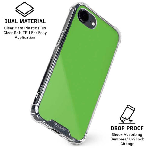 Green iPhone 16e Clear Case