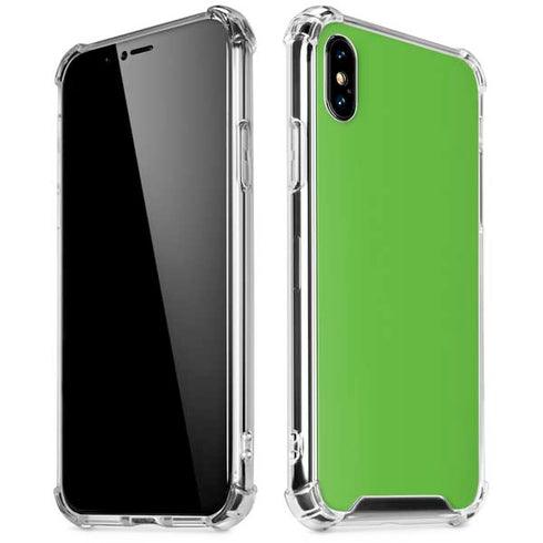 Green iPhone X/XS Clear Case