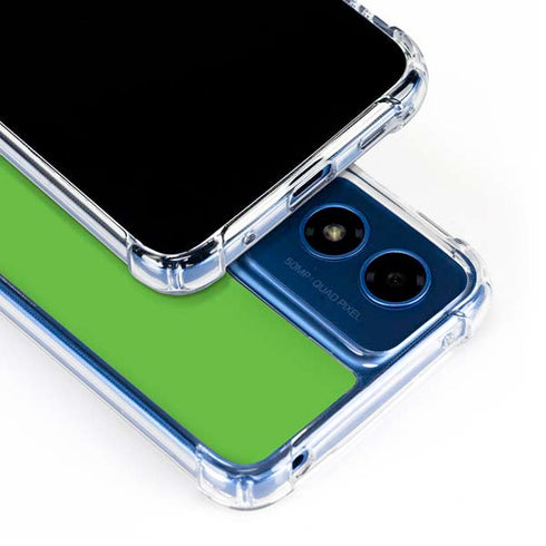 Green Moto G 5G (2024) Clear Case