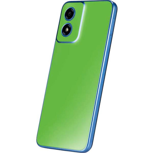 Green Moto G Play 4G (2024) Skin