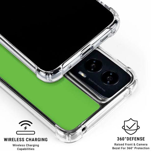Green Moto G Power 5G (2024) Clear Case