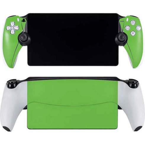 Green PlayStation Portal Remote Player Skin