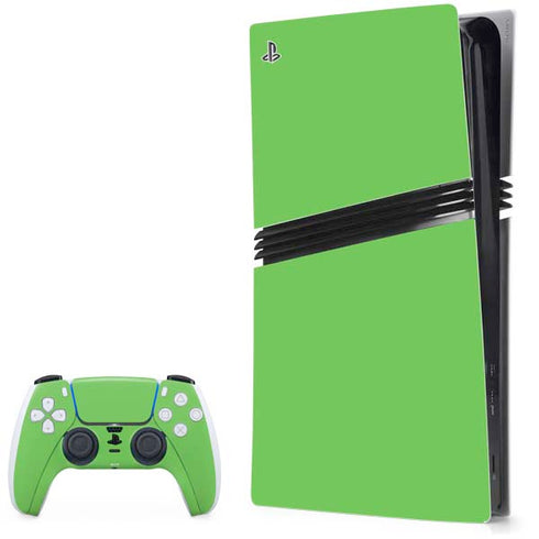 Green PS5 Pro Bundle Skin