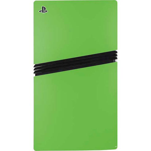 Green PS5 Pro Console Skin