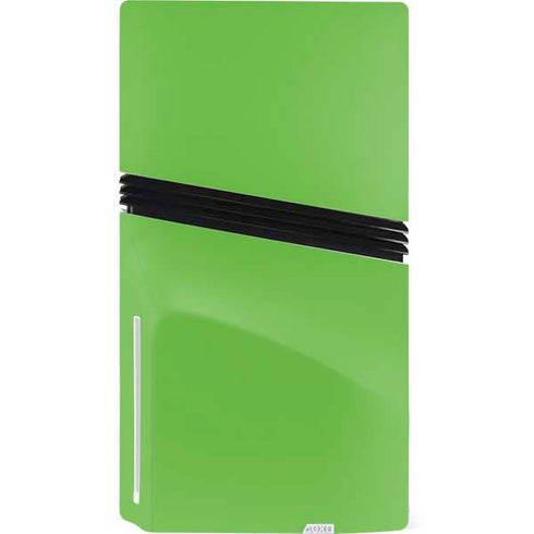 Green PS5 Pro Disk Console Skin